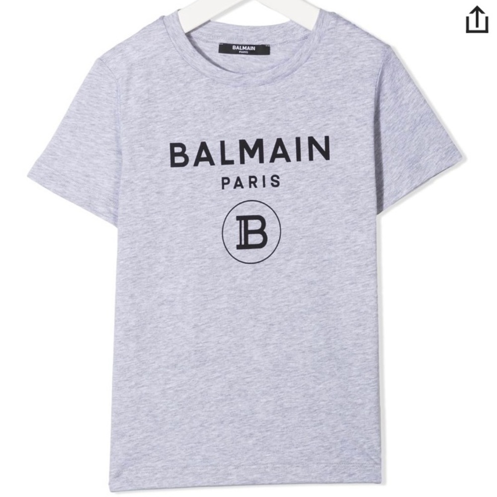 BALMAIN kids t-shirt S: XL fits adult size XS/S. 100% Authentic.
